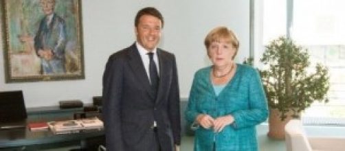 Il premier Renzi e la Cancelliera Merkel