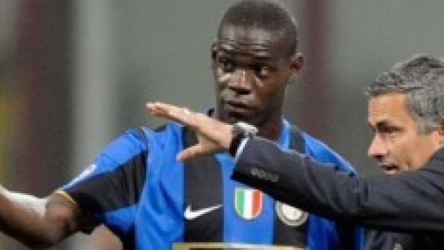 Balotelli e Mourinho quando erano all'Inter
