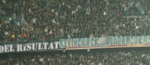 Lo striscione incriminato del San Paolo