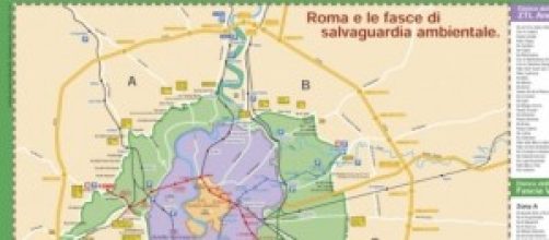 Fascia Verde a Roma, ecco la mappa
