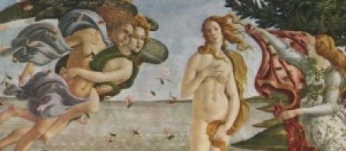 uffizi, nudo, venere, botticelli, turista, firenze