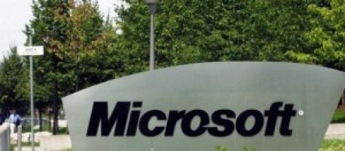 L'ingresso di una sede della Microsoft