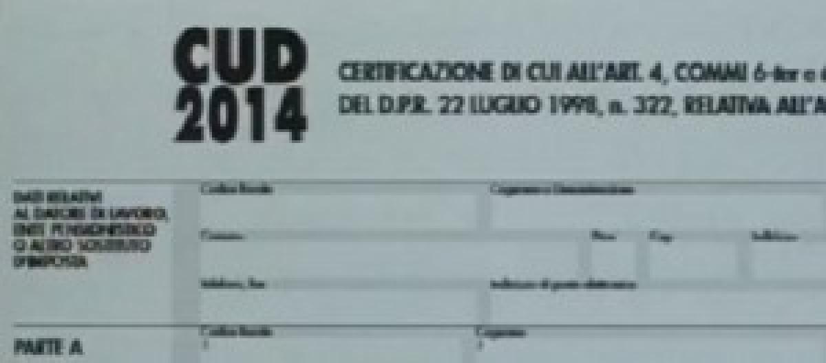 SCARICARE CUD DOCENTI DOVE