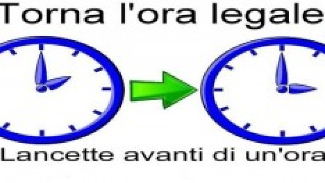 Ora legale 2014 oggi 29 marzo