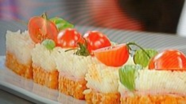 Tranci di riso bicolore di Natalia Cattelani