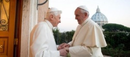 Papa Francesco e papa Benedetto