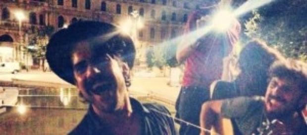 Mannarino in uno scatto della sua pagina Facebook Mannarino in uno scatto della sua pagina Facebook
