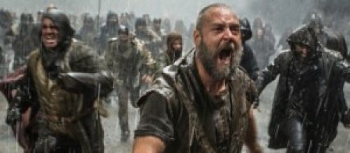 Una scena del film "Noah", con Russell Crowe.