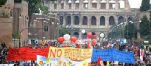 Manifestazione per la casa, Roma 12 aprile