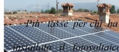Scandalo: col fotovoltaico paghi più tasse!