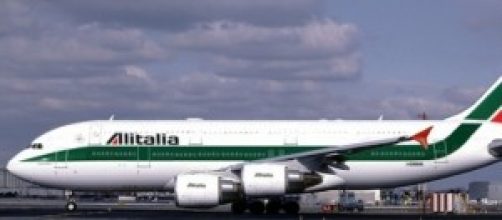 Un aereo della compagnia Alitalia