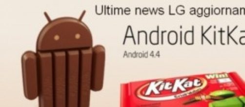 Android KitKat 4.4.2 aggiornamento Smartphone LG