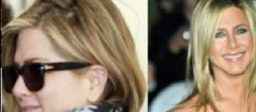 i capelli di Jennifer Aniston prima e dopo