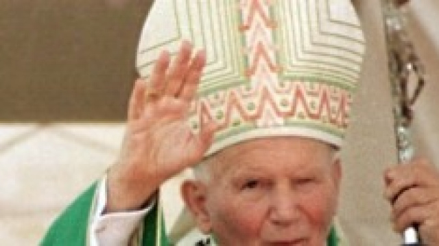 Una foto di Papa Giovanni Paolo II
