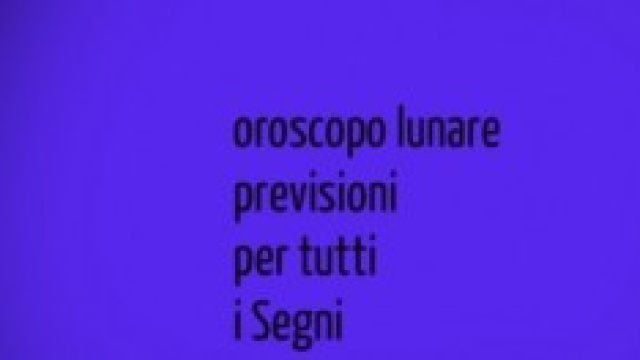 Oroscopo lunare: previsioni della settimana