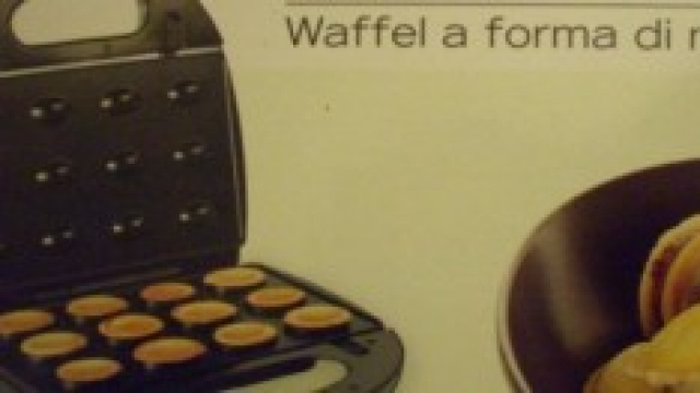 Piastra per waffel a forma di ovette 