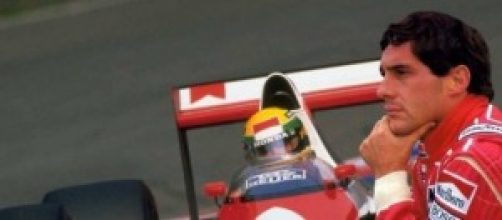 Ayrton Senna e la sua McLaren