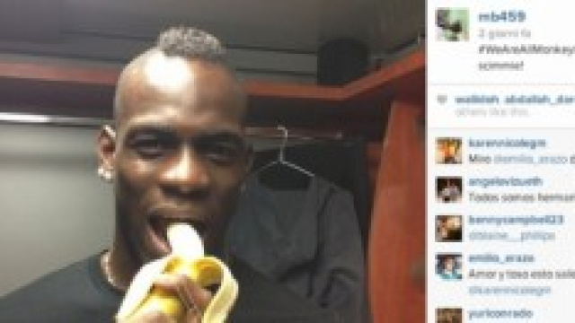 Mario Balotelli al fianco di Dani Alves