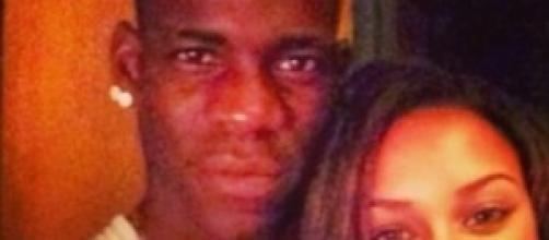 Mario Balotelli e Fanny Neguesha su Instagram Mario Balotelli e Fanny Neguesha su Instagram
