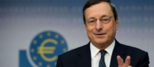 Mario Draghi della BCE, la banca centrale europea.