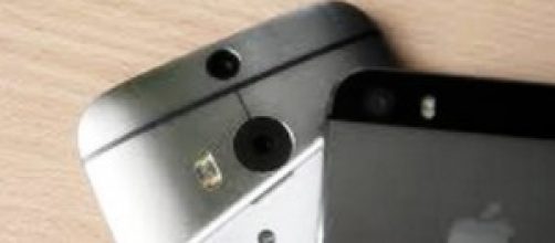 HTC One M8 e Iphone 5S a confornto
