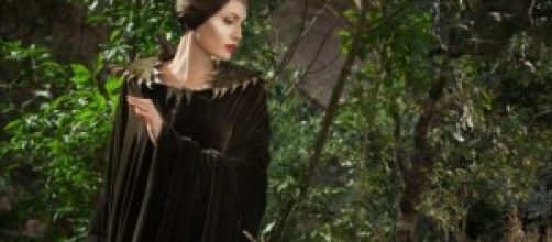 Angelina Jolie e sua figlia sul set di Maleficent