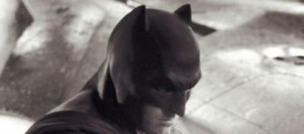Il costume di Batman indossato da Ben Affleck. Il costume di Batman indossato da Ben Affleck.