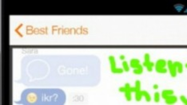 Un esempio di Blink, la nuova chat di Yahoo!