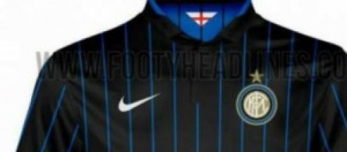 Una bozza della nuova maglia dell'Inter