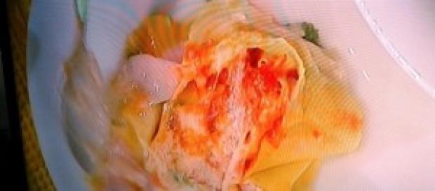 Rosette agli asparagi gratinate Rosette agli asparagi gratinate