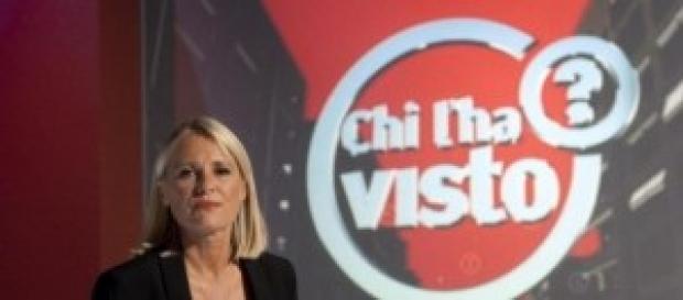 Federica Sciarelli conduce 'Chi l'ha visto' Federica Sciarelli conduce 'Chi l'ha visto'
