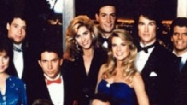 Il cast di ''Beatiful'' del 1987