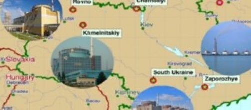 Le quattro centrali nucleari operative in Ucraina