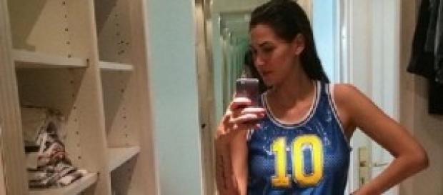 Selfie 'sportivo' di Melissa Satta Selfie 'sportivo' di Melissa Satta