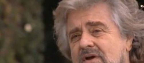 Beppe Grillo streaming live da Roma oggi