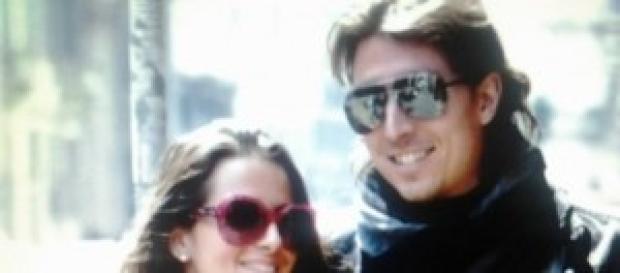 I neo-sposi Montolivo e De Pin I neo-sposi Montolivo e De Pin