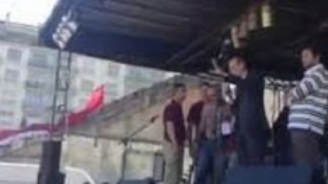 Fassino sul palco del Filadelfia