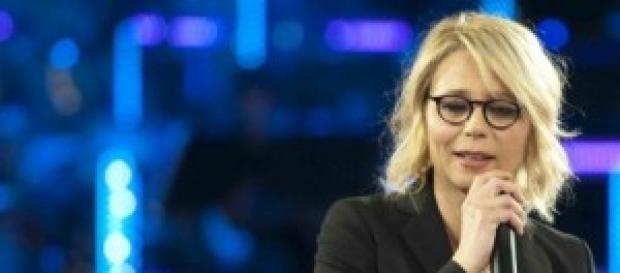 La conduttrice Maria De Filippi La conduttrice Maria De Filippi