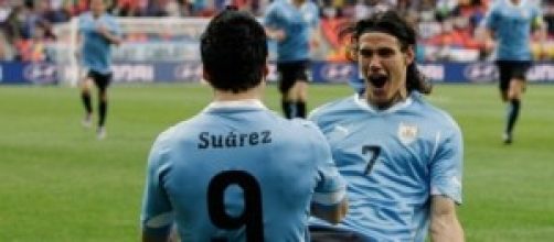 La coppia goal Cavani-Suarez