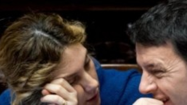 Marianna Madia e il premier Renzi