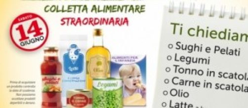 colletta alimentare straordinaria 14 giugno 2014 