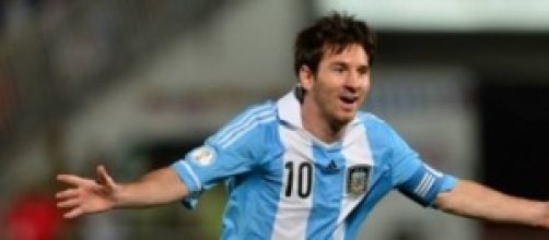 Leo Messi attaccante Argentina