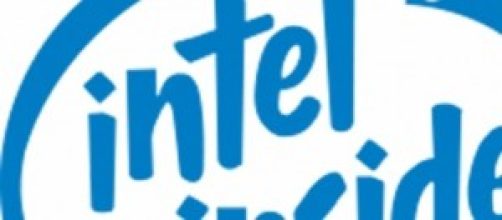 Il logo della società Intel