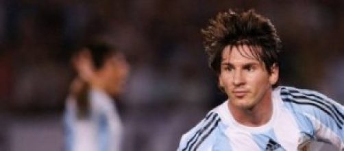 Messi, autore di una rete contro la Bosnia
