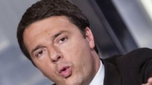 Il premier italiano Matteo Renzi