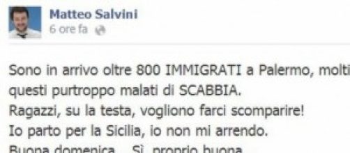 Matteo Salvini lancia l’allarme immigrazione 