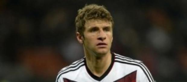 Thomas Muller, l'attuale capocannoniere con 3 reti Thomas Muller, l'attuale capocannoniere con 3 reti
