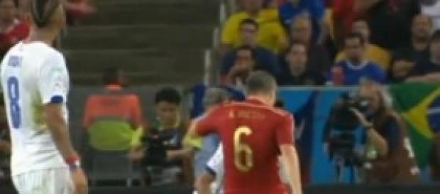 La Roja en el partido de ayer. La Roja en el partido de ayer.