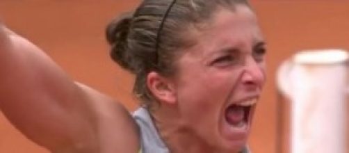 Sara Errani ai quarti di finale del Roland Garros