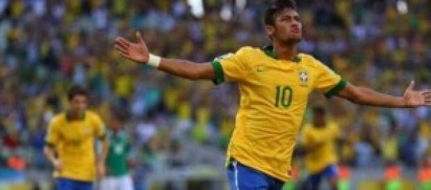 Neymar vuole portare il Brasile al titolo mondiale Neymar vuole portare il Brasile al titolo mondiale